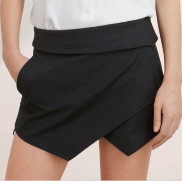 Talula grey wool blend skort - 4 - Picture 2 of 7